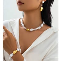 3 in 1 Stone Bead Necklace - Luxury 3 in 1 Stone Bead Necklace, Designed for Ultimate Style and Sophistication, with Natural Stone Beads, Timeless Designs, and Impeccable Craftsmanship