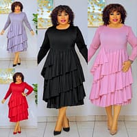 Miyanki Exquisite A-Line Dress for Women - Timeless Elegance