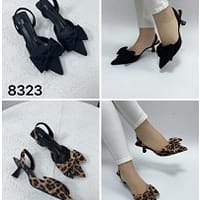 Women's Classy Covered Short Heels - High-Quality, Elegant, and Sophisticated Footwear for Formal Events, Weddings, and Special Occasions