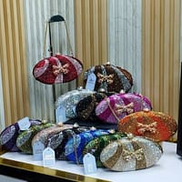Women's Stoned Clutch Purse-Stoned Clutch Purse for Women Designed For Ultimate Glamour and Style,with High Quality Materials, Elegant Designs and Impeccable...
