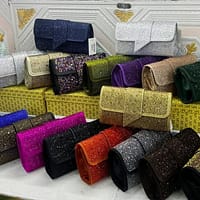 Dazzling Crystal Rhinestone Envelope Evening Clutch Bag Timeless and sophisticated Design
